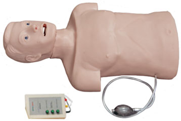 Adult CPR and Intubation Training Manikin Half-Body with & Monitor