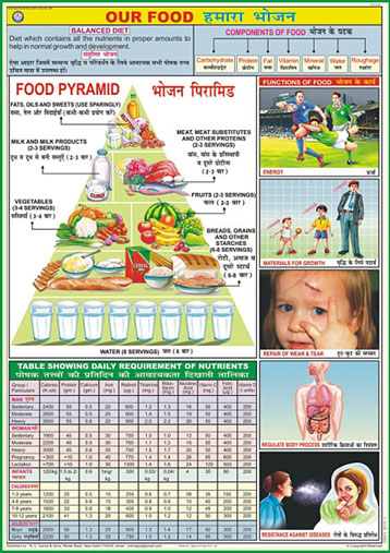 Charts on Food and Nutrition