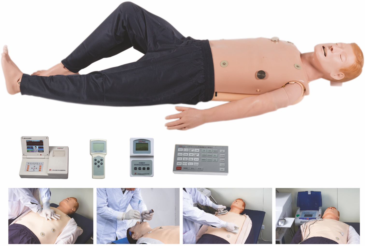 Adult Advanced Cardiac Life Support Training Manikin
